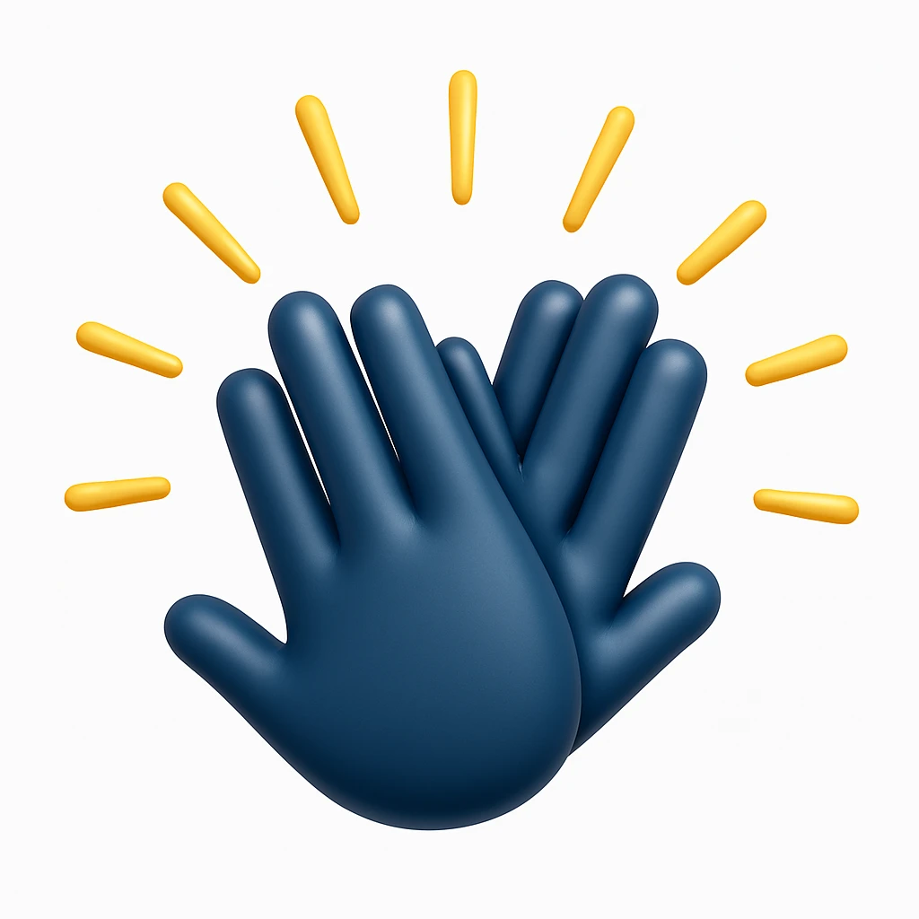 Convert the uploaded image into a 3D Apple-style emoji — preserve the key shapes, colors, and overall composition of the original image. Simplify the forms into clean, rounded cartoon-style elements while keeping the subject recognizable. Apply glossy textures, soft lighting, smooth shading, and render everything in Apple emoji style on a clean white background emoji