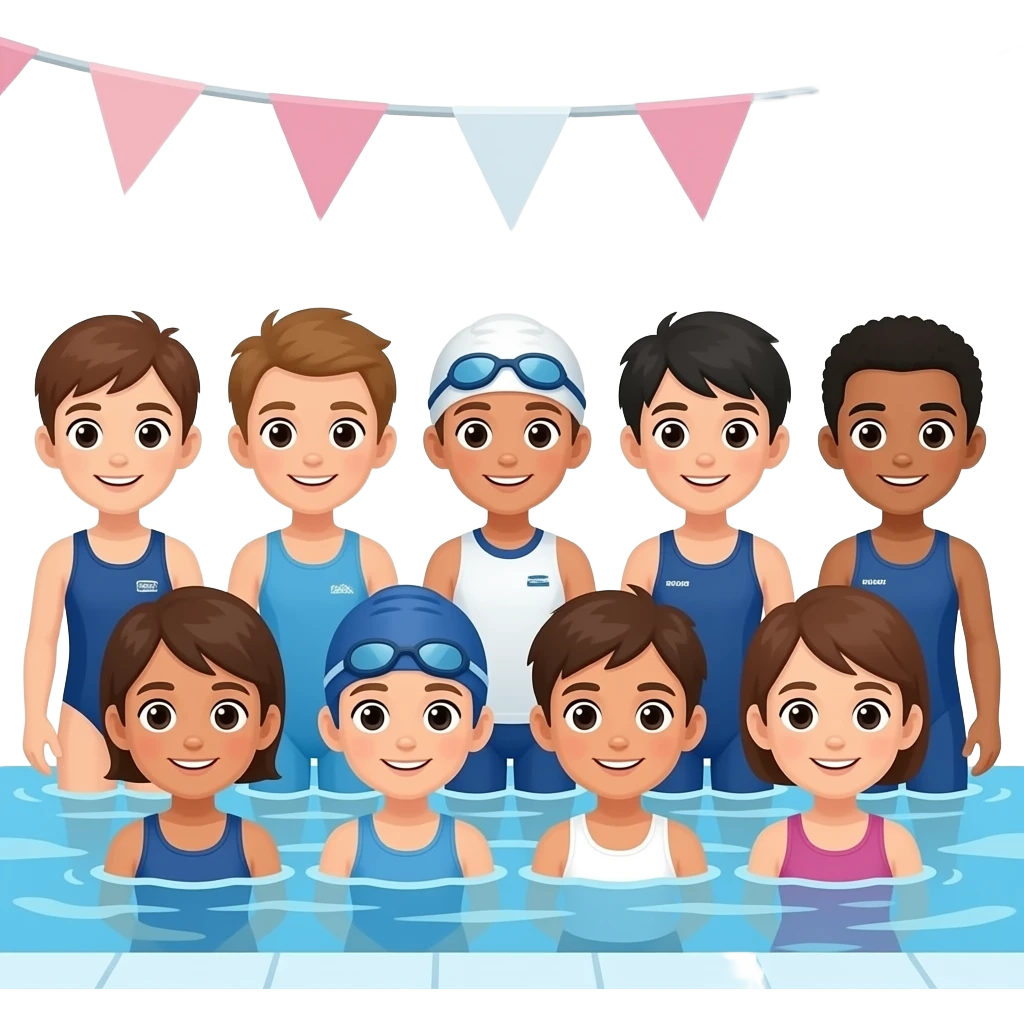 junior high swimming team emoji