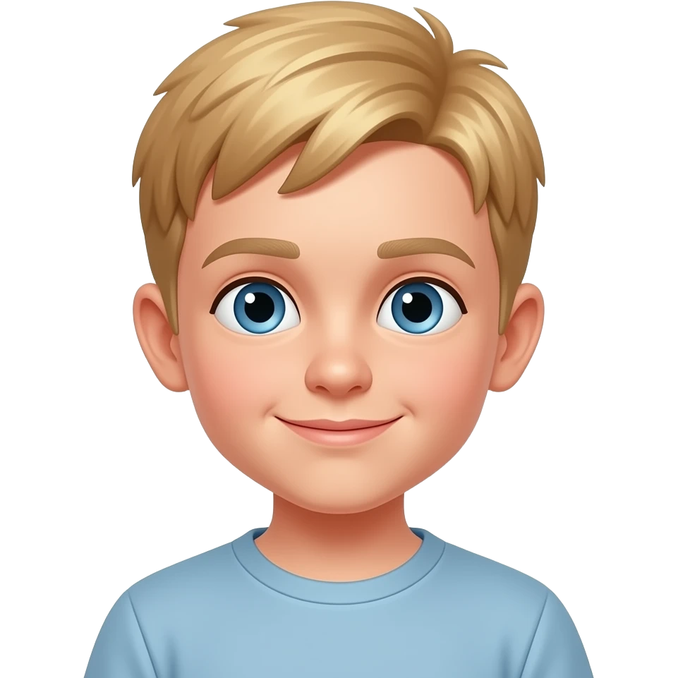 boy with blonde hair emoji