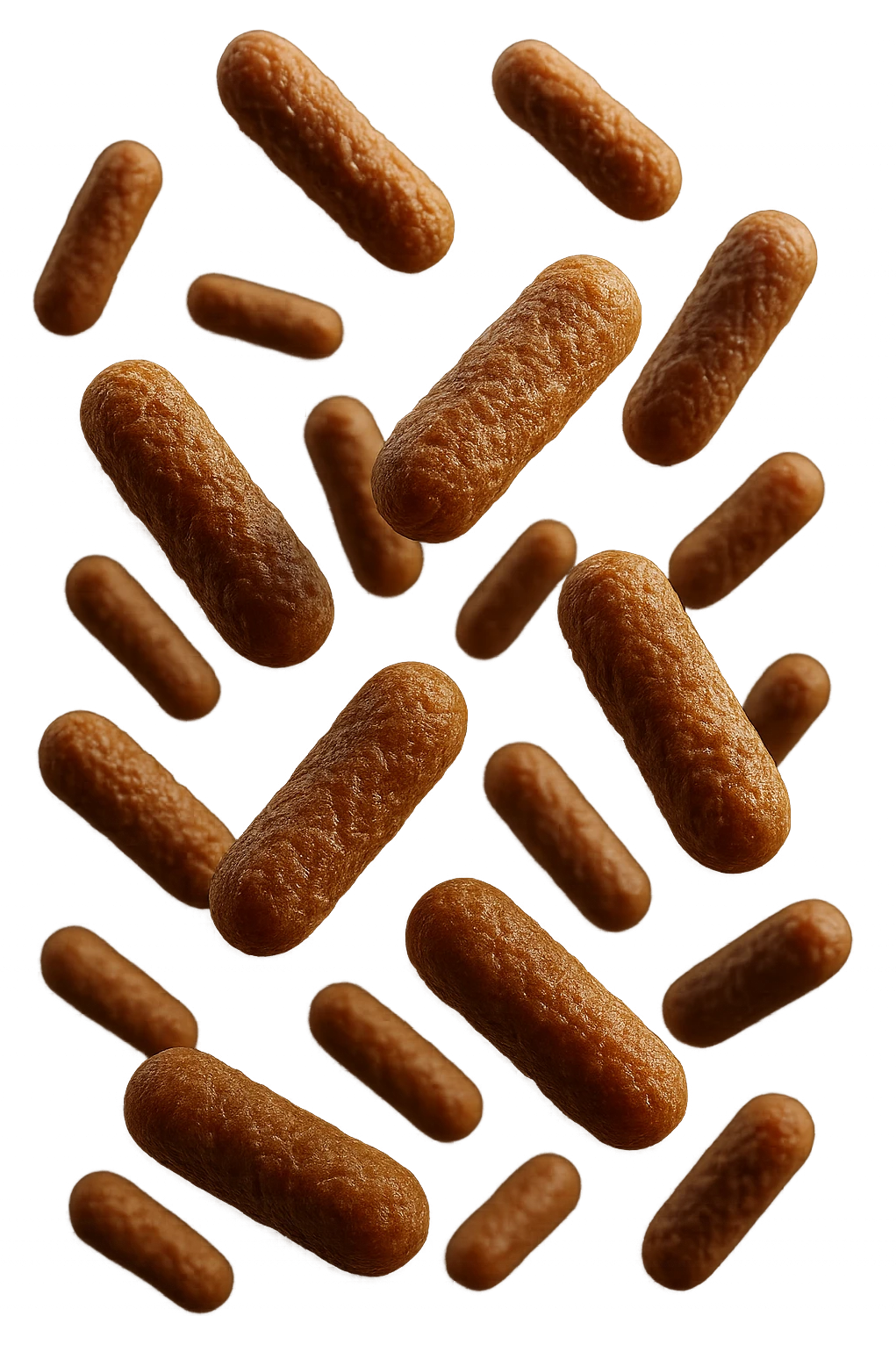 batteri intestinali anatomici fluttuano in aria, iperrealistico 4k emoji