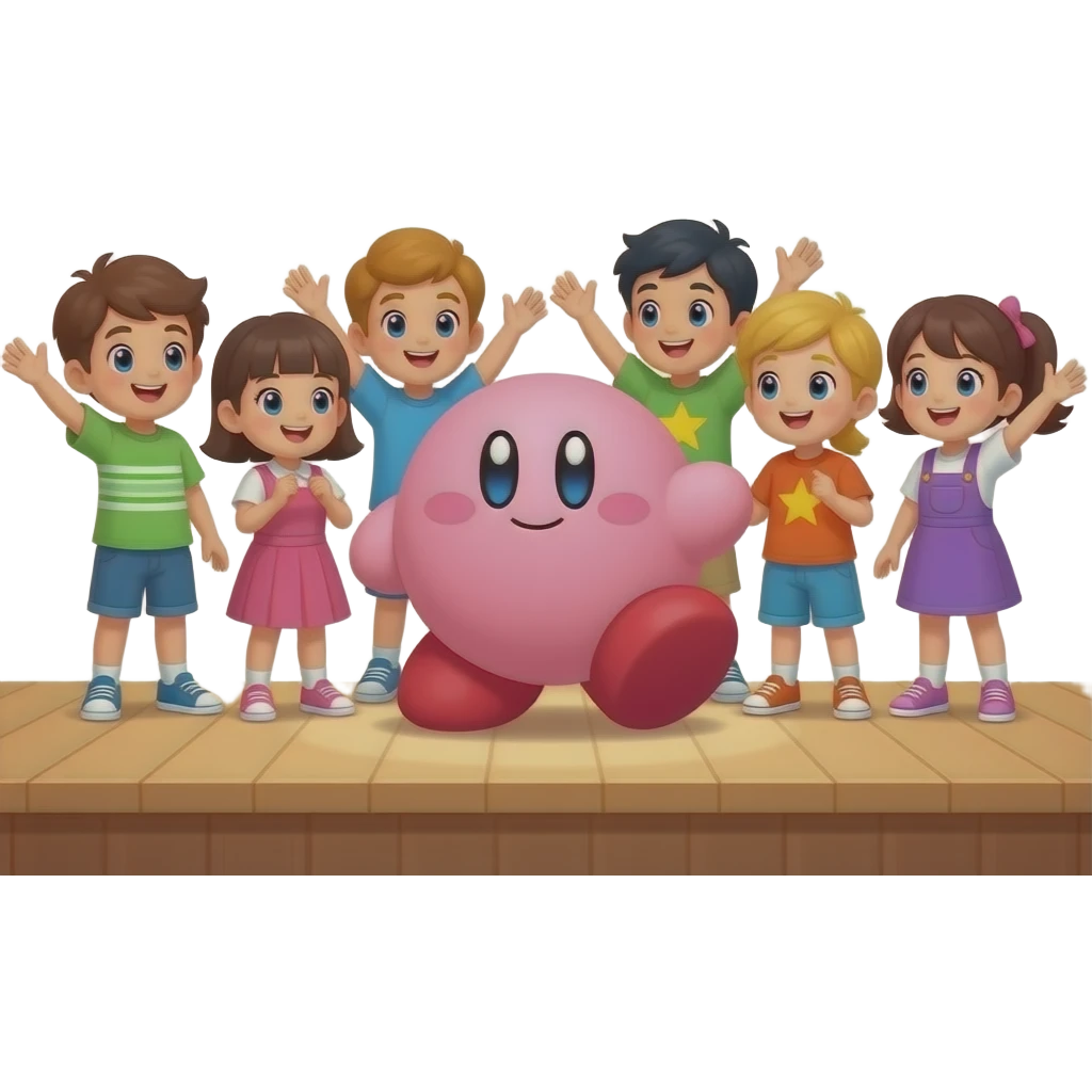 kirby kids show emoji