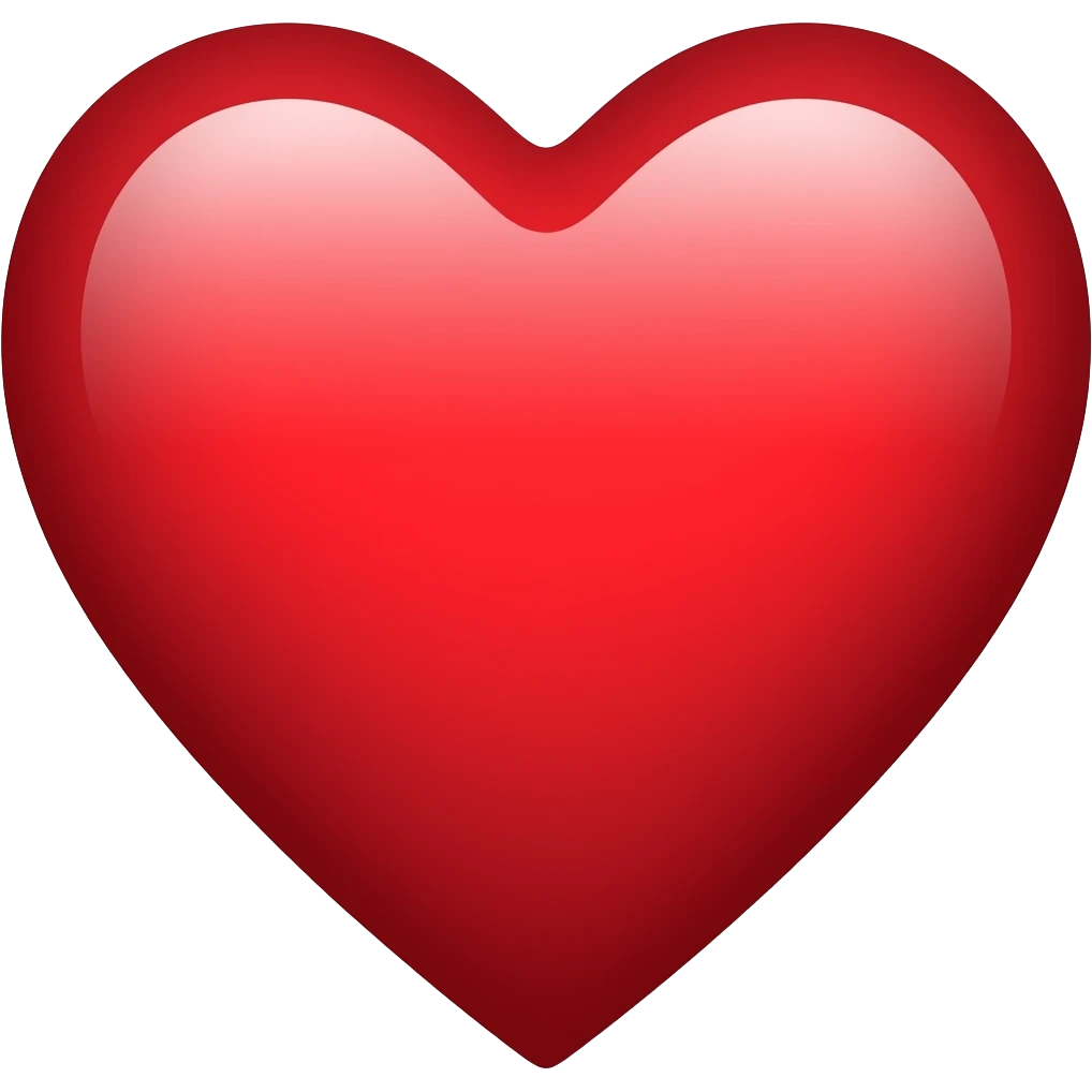 Coeur rouge foncee emoji