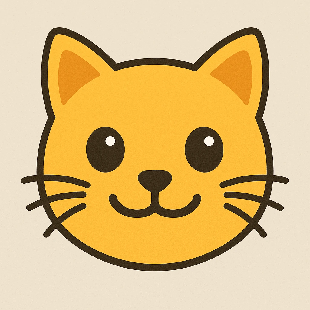 yellow cat face emoji emoji