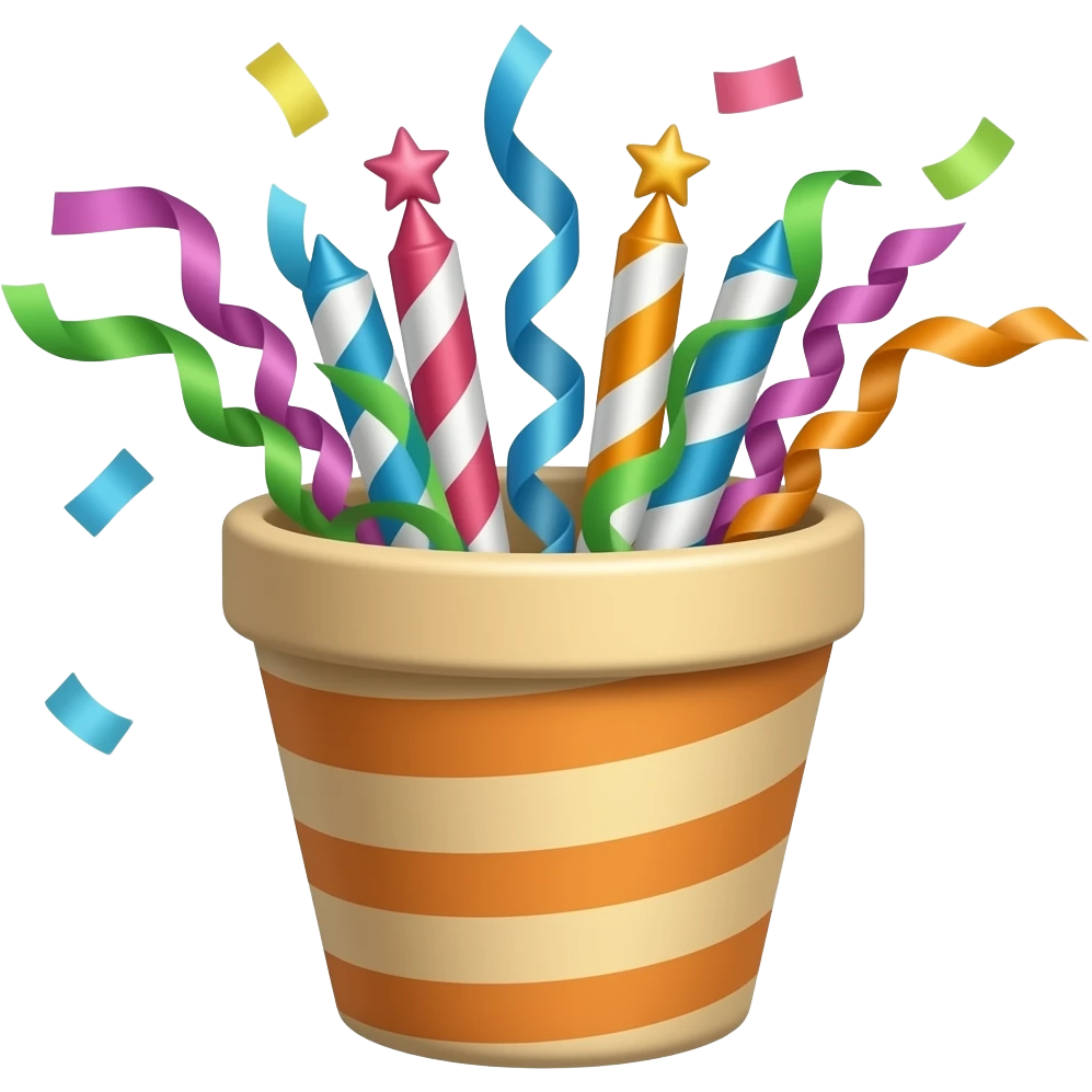 celebration confetti emoji no background emoji