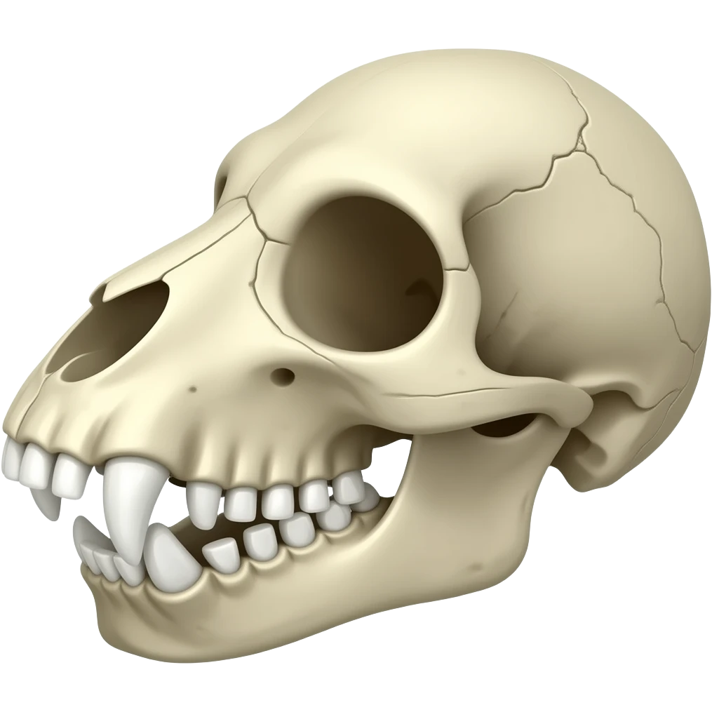 ice age animal skulls emoji