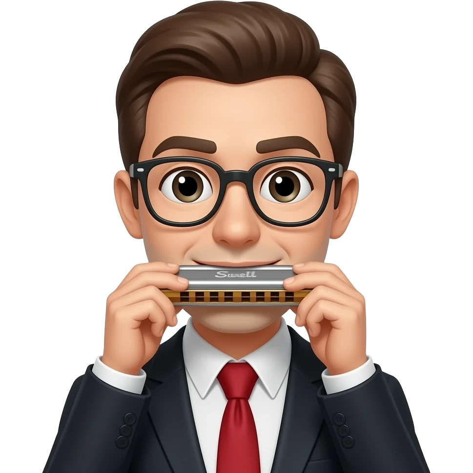 seydel harmonica player emoji