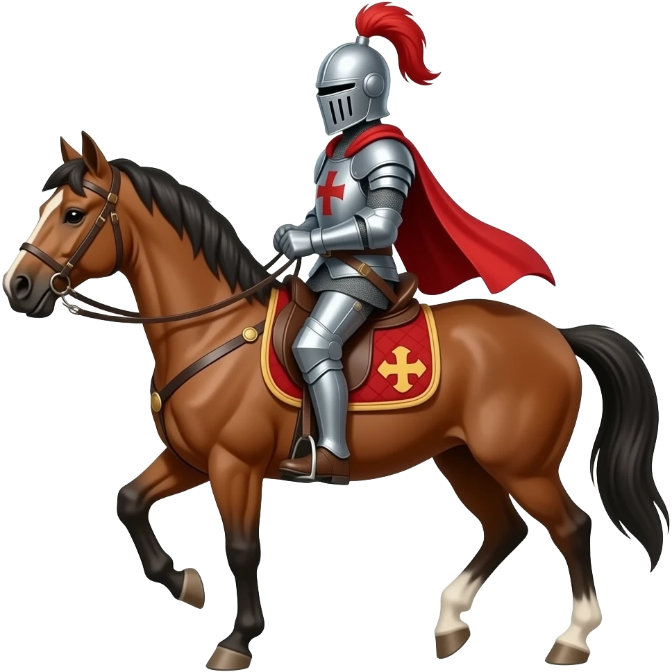 cavaliere su cavallo emoji
