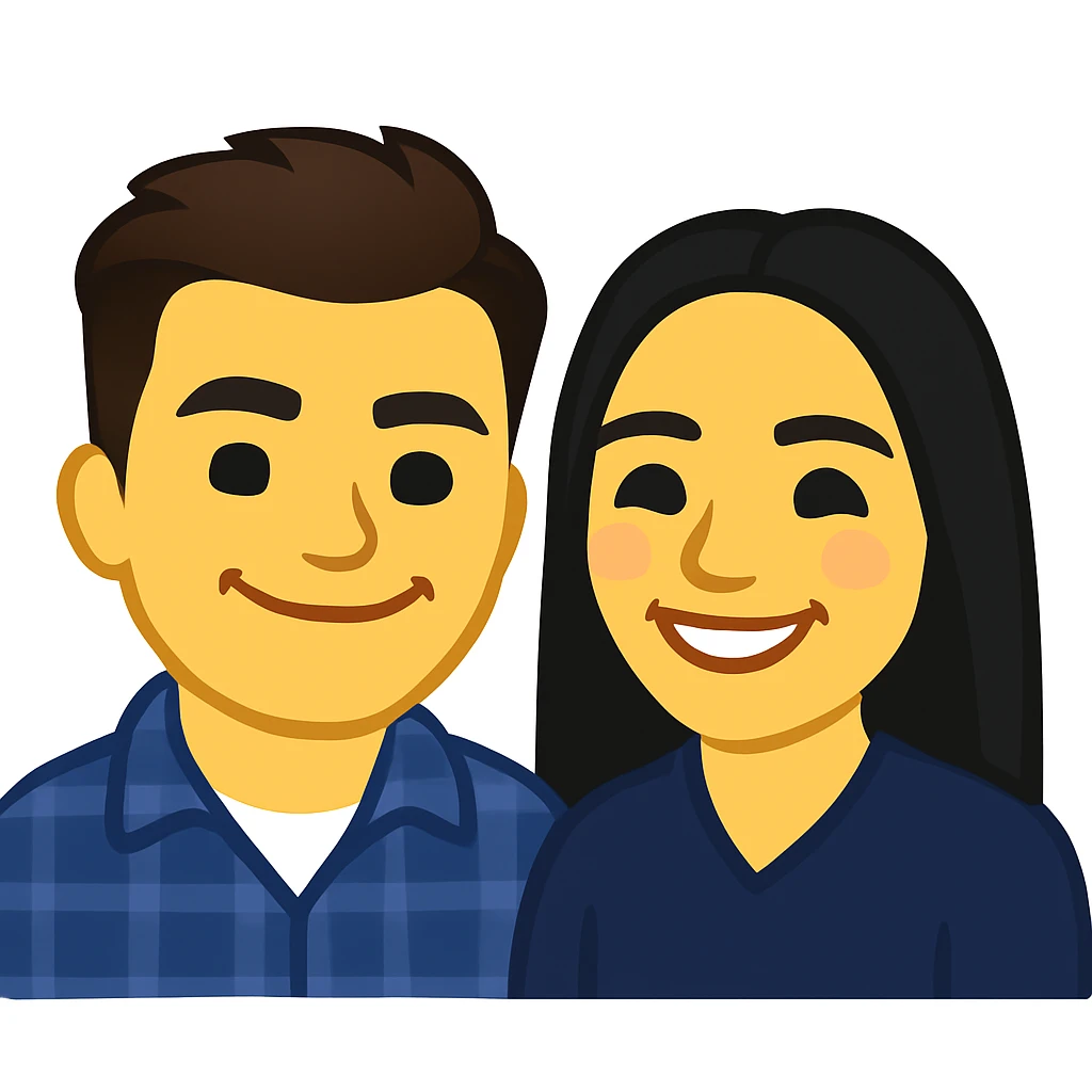 This is my boyfriend and I, make us into an emoji  emoji