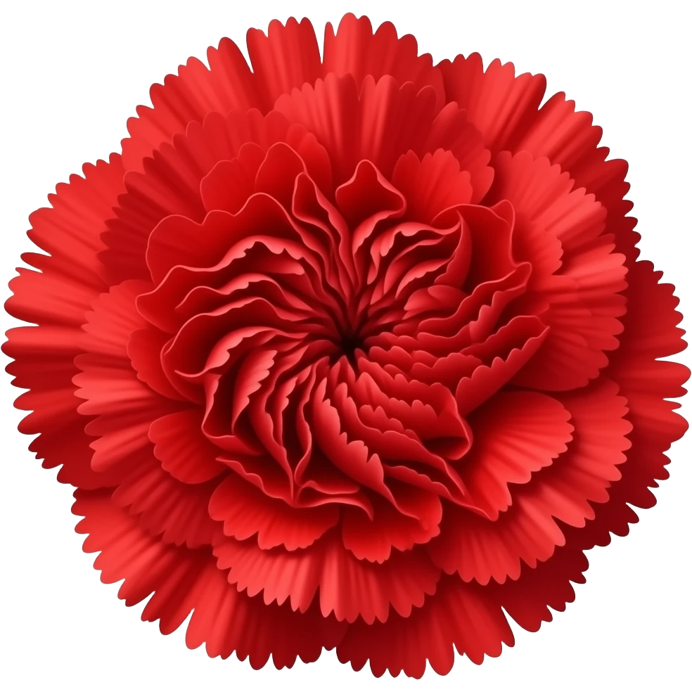 Red carnation emoji