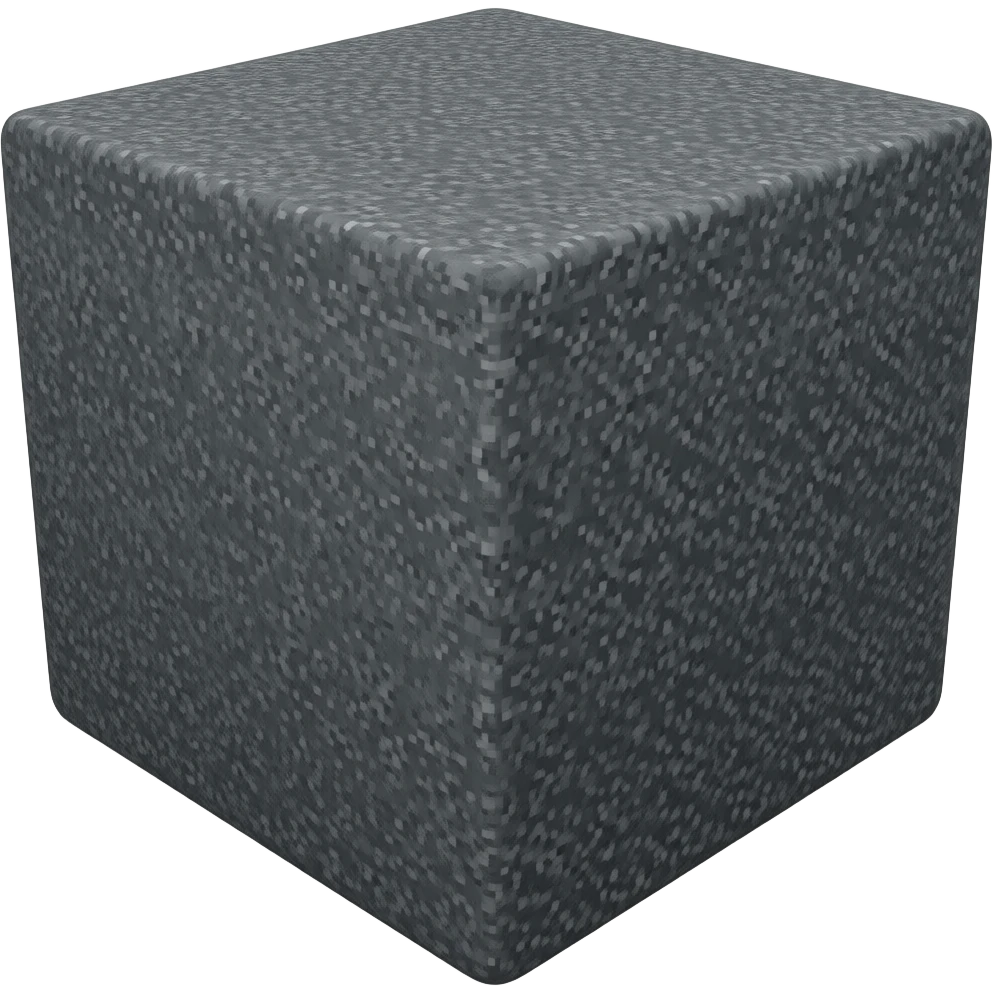 Make me an asphalt minecraft block? emoji
