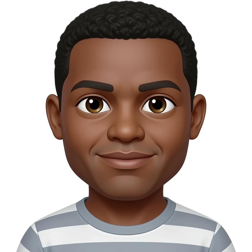 black guy, on fent, named Jeffery, down syndrome emoji