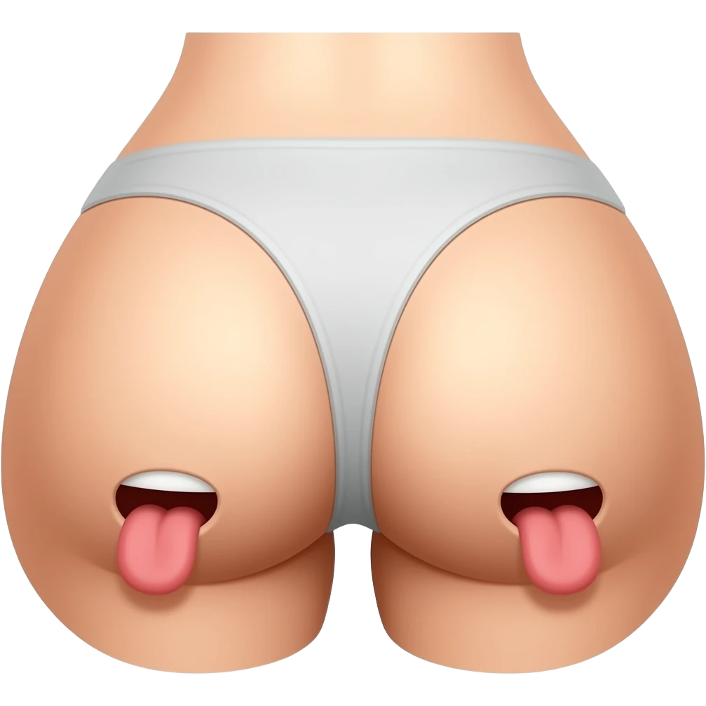 Talking Butt Cheeks emoji
