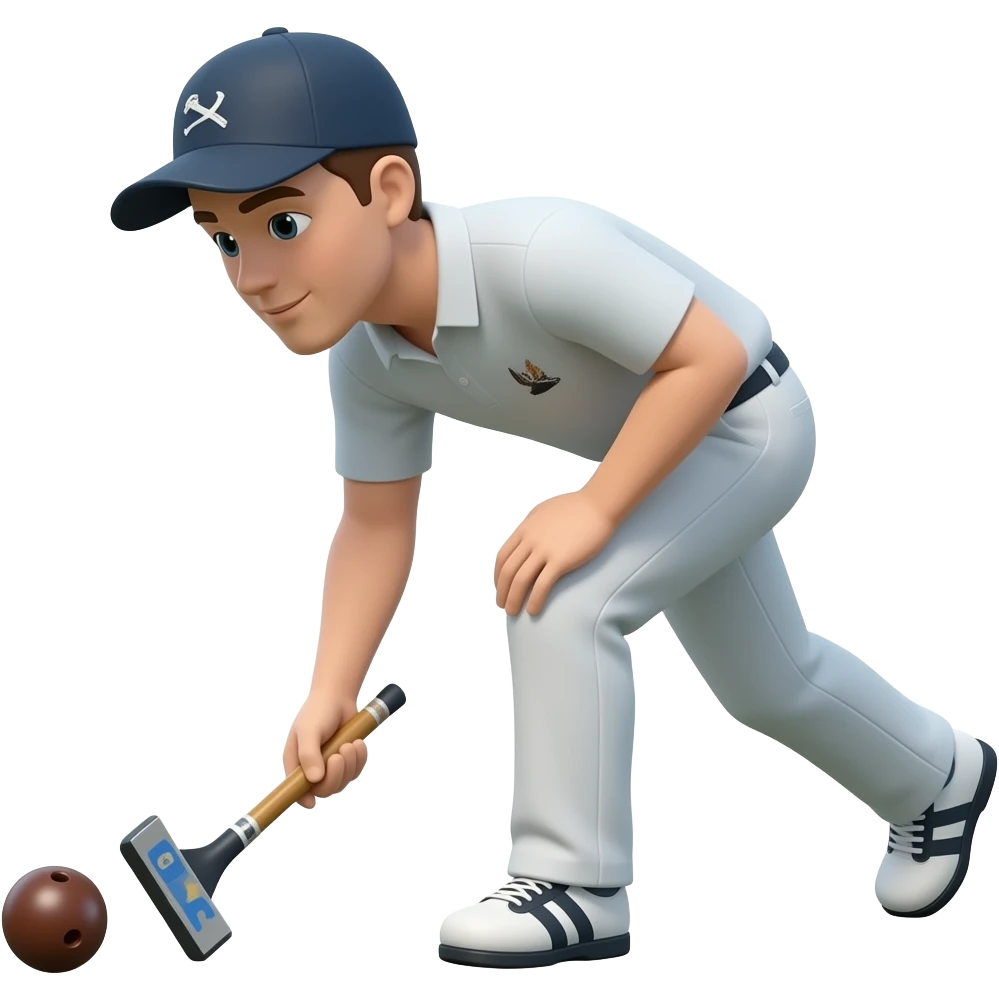 Lawn bowler emoji