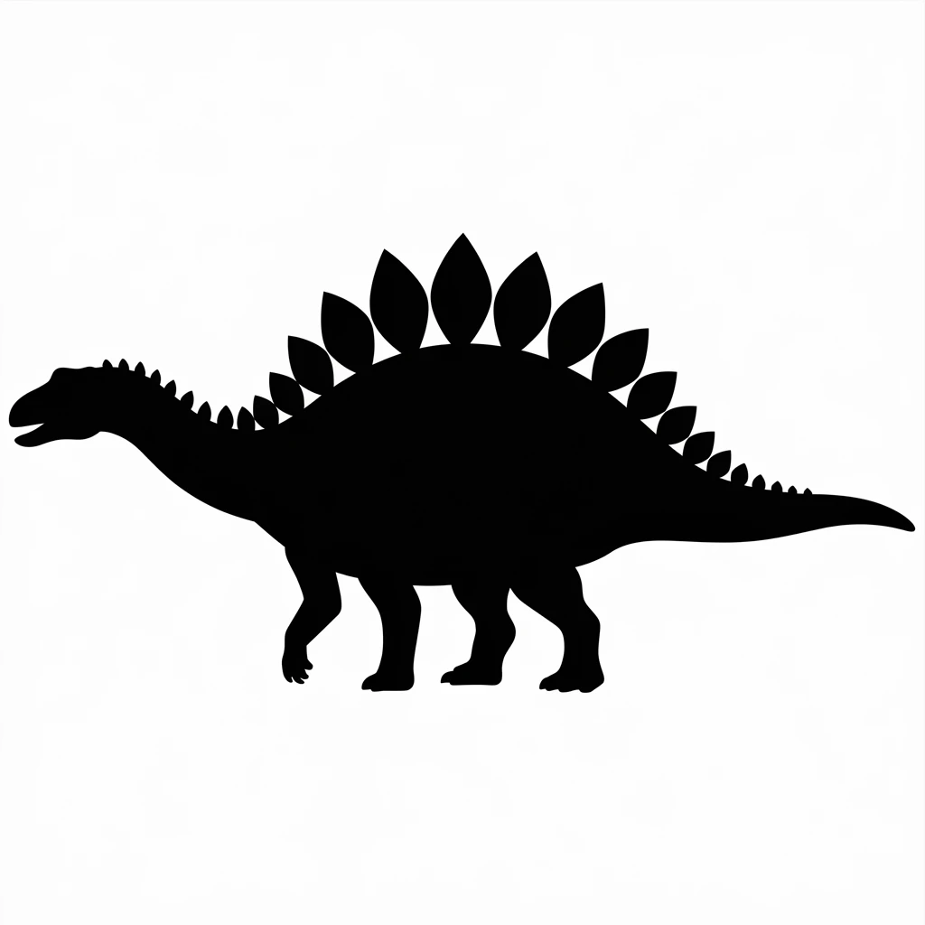 Ceratosaurus icon black silhouette emoji