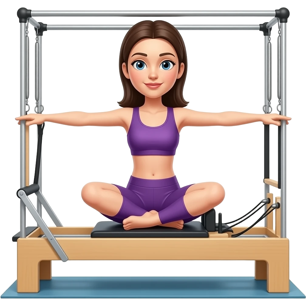 Pilates mujer emoji