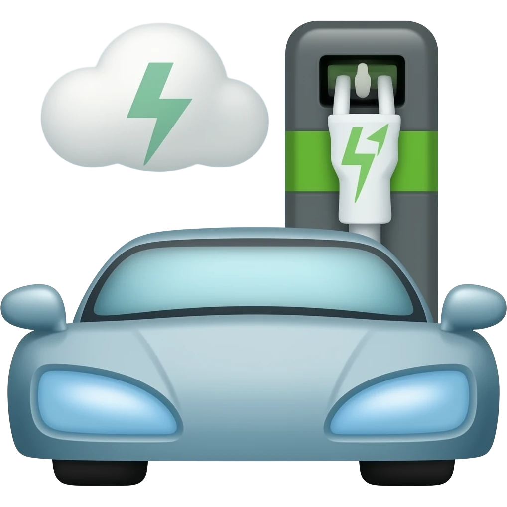 Charger station point emojis: Professional single icon style, no cartoon, no cute style emoji