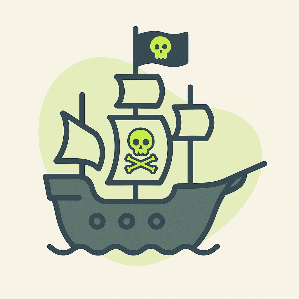 pirate ship emoji