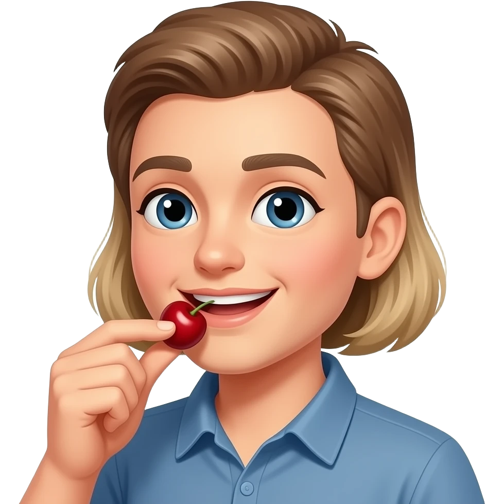 Liking 🍒 emoji