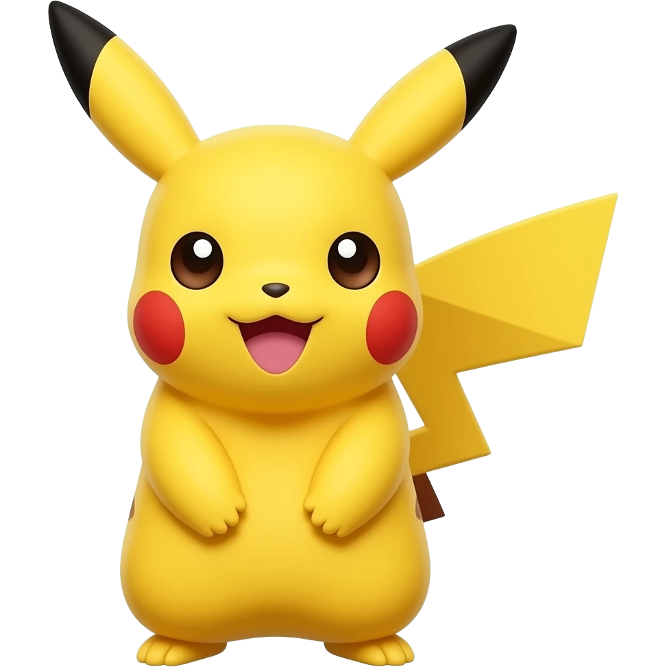 Pikachu full body emoji