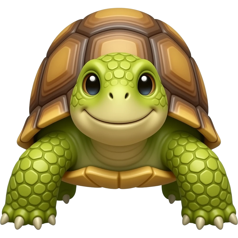 turtle with front view emoji