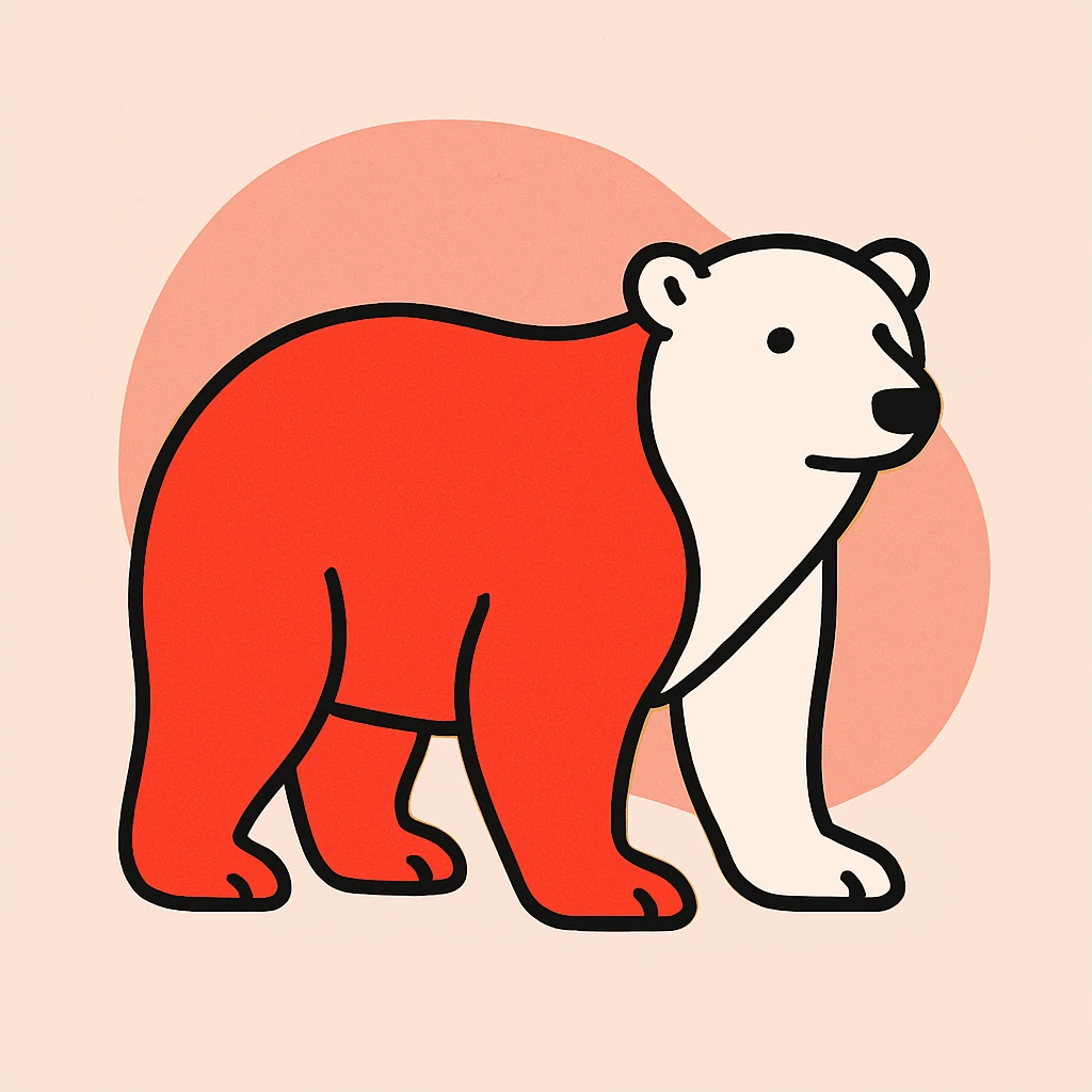 Polar bear emoji