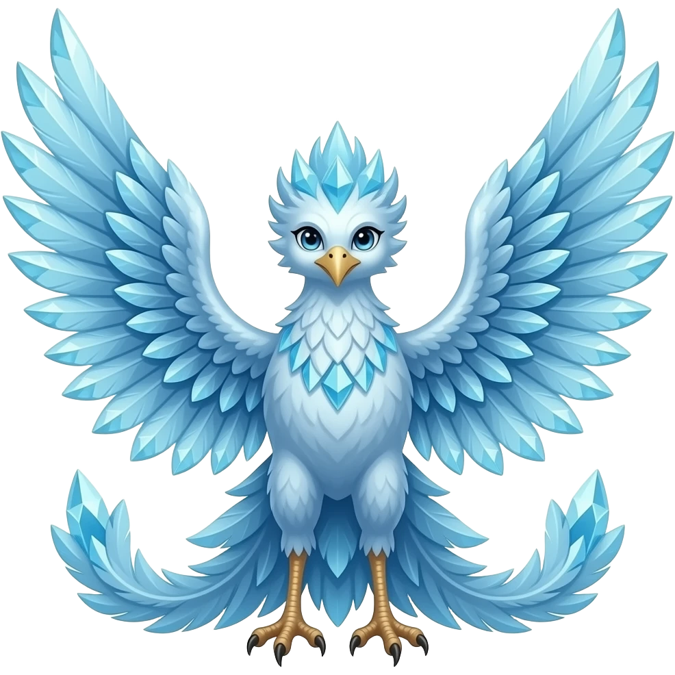 Ice phoenix emoji