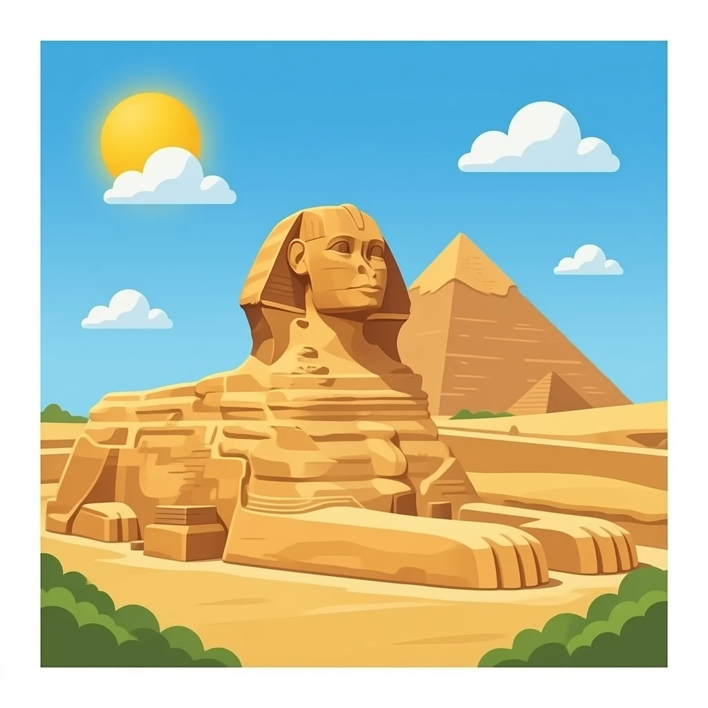 great sphinx of giza emoji