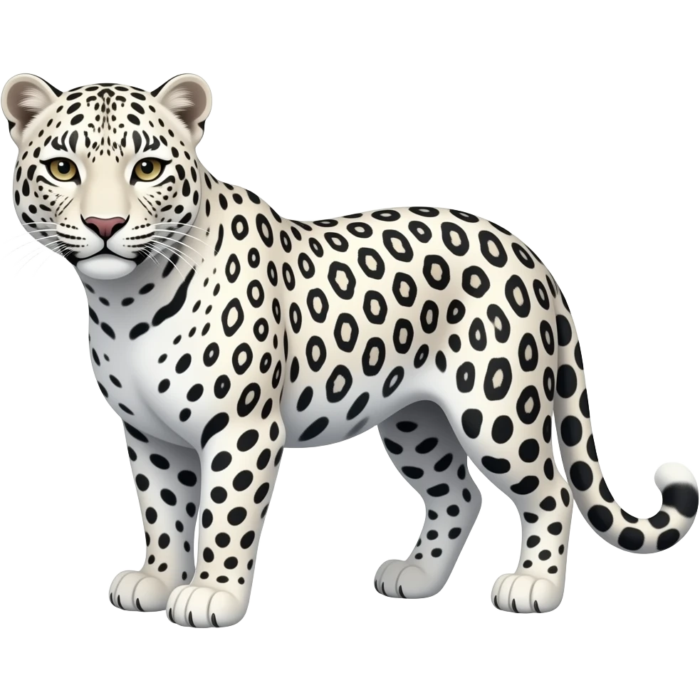 White Cheetah emoji