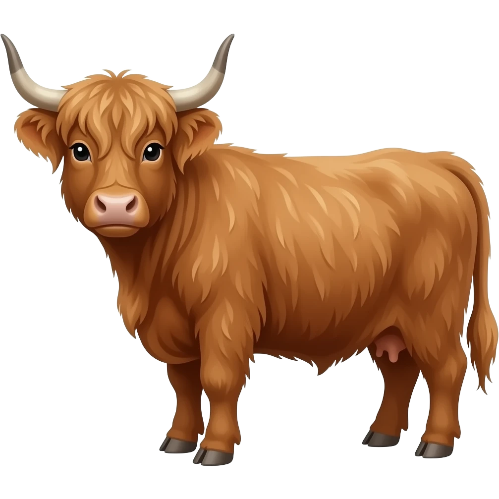Highland cow emoji