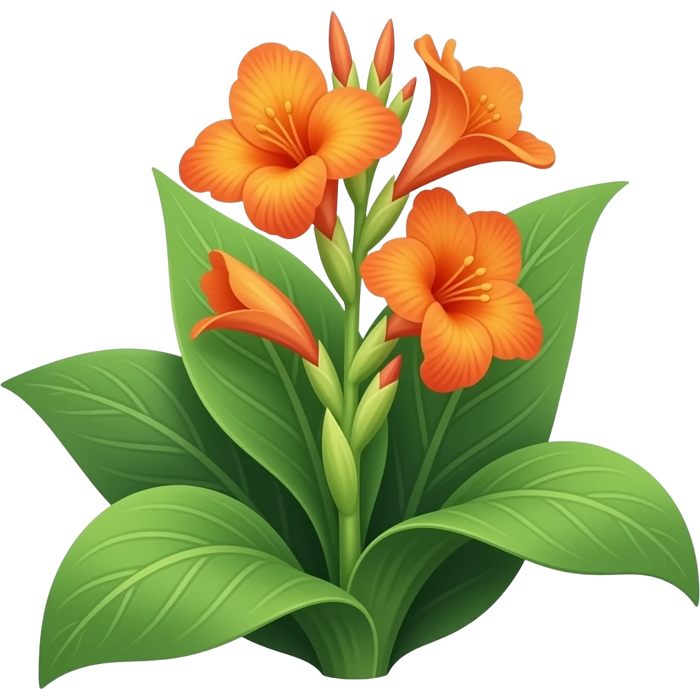 Canna lilies emoji