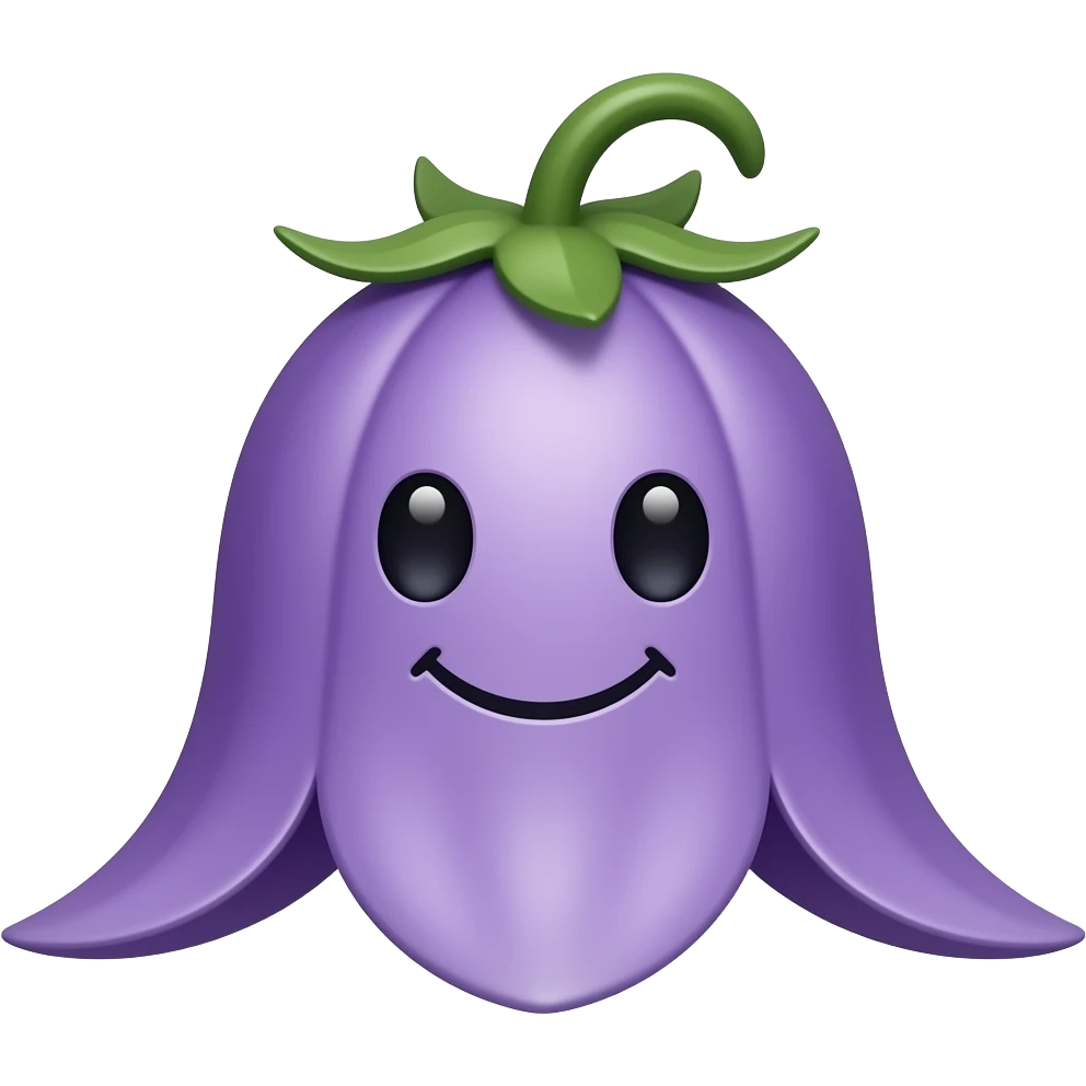 Flor campanilla Con cara feliz emoji