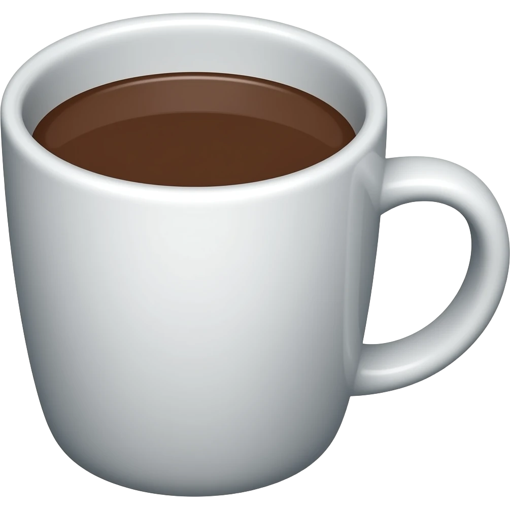 A hot chocolat aesthetic emoji