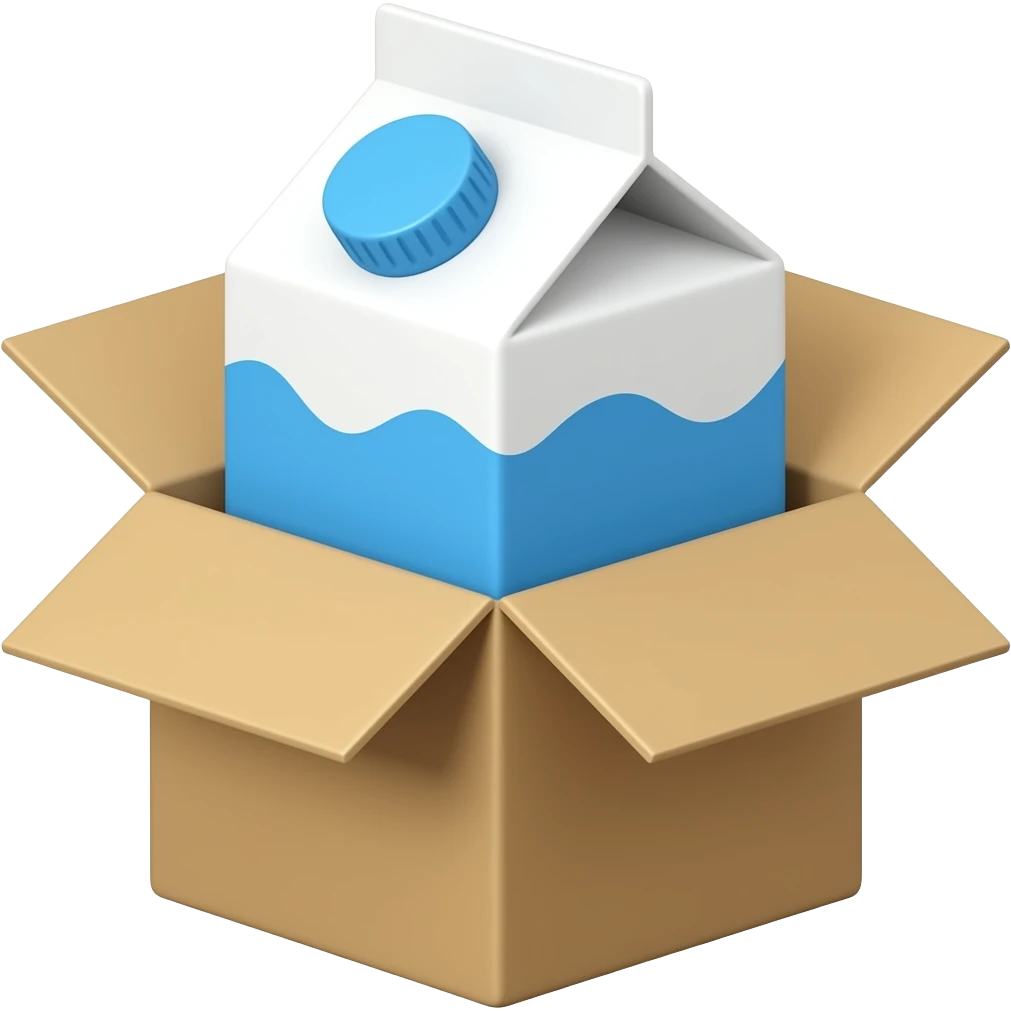 milk cardboard emoji