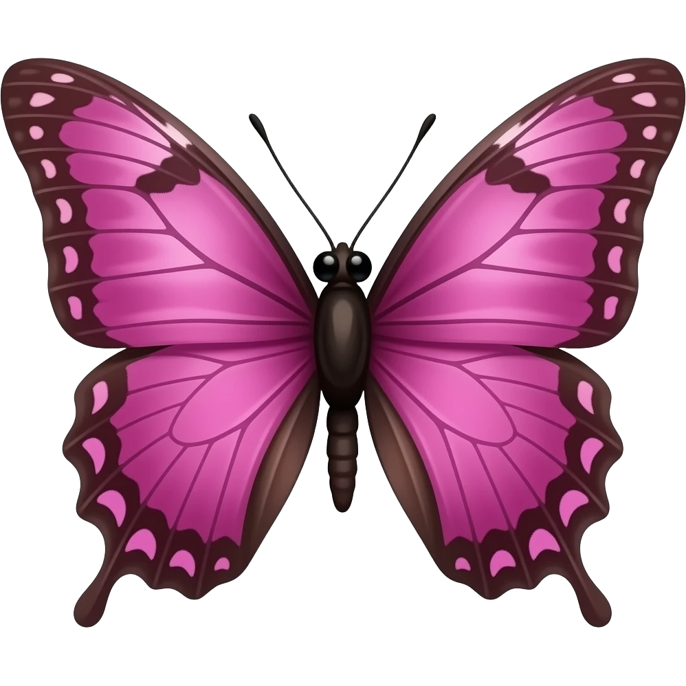 borboleta fucshia emoji