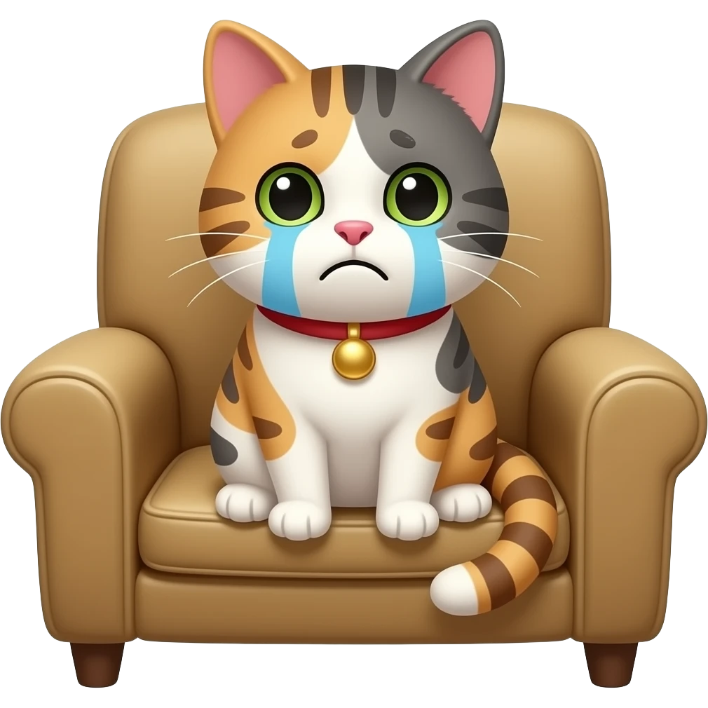 หนังอยู่บนเก้าอีทำหน้าผิดหวังเศร้าๆ emoji