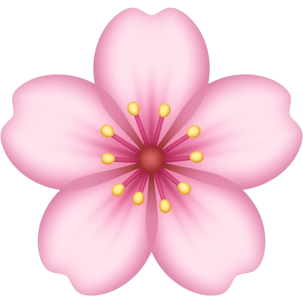 Cherry blossom emoji