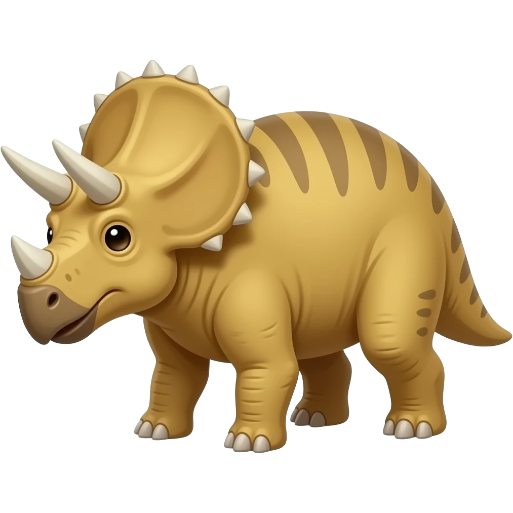 Triceratops emoji