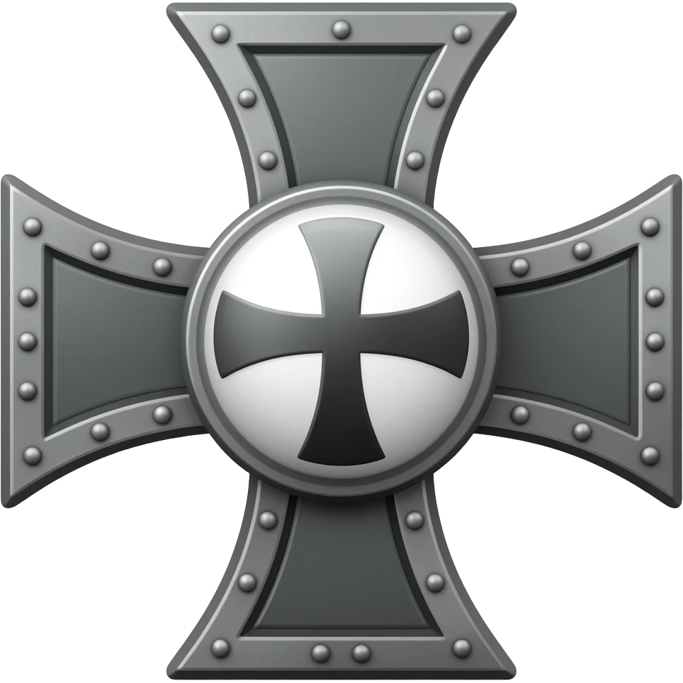 Black Templar Cross emoji