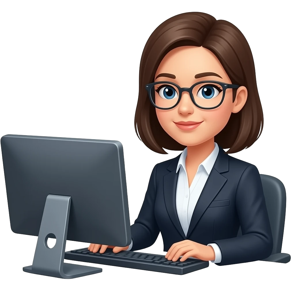 commerciale derriere ordinateur  sédentaire visage neutre emoji