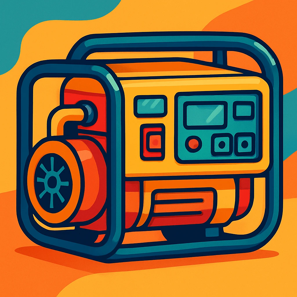 computer generator, vibrant cartoon style emoji
