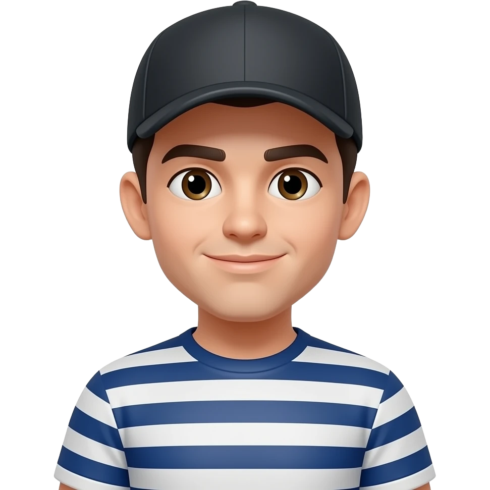 character with stripe emoji