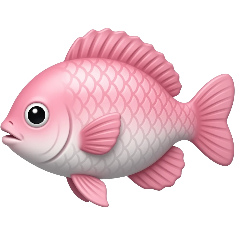 pastel pink fish emoji