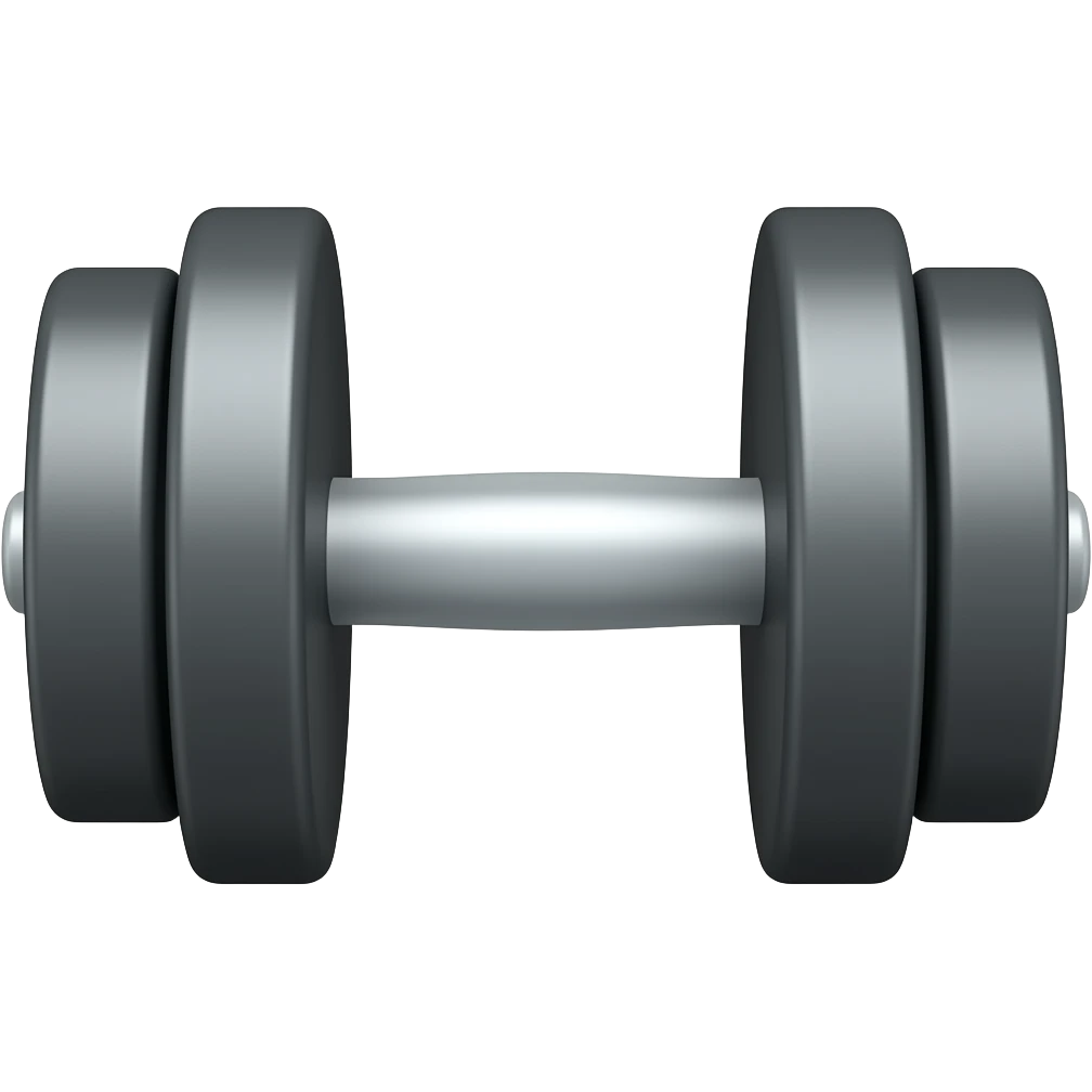 dumbell curls emoji