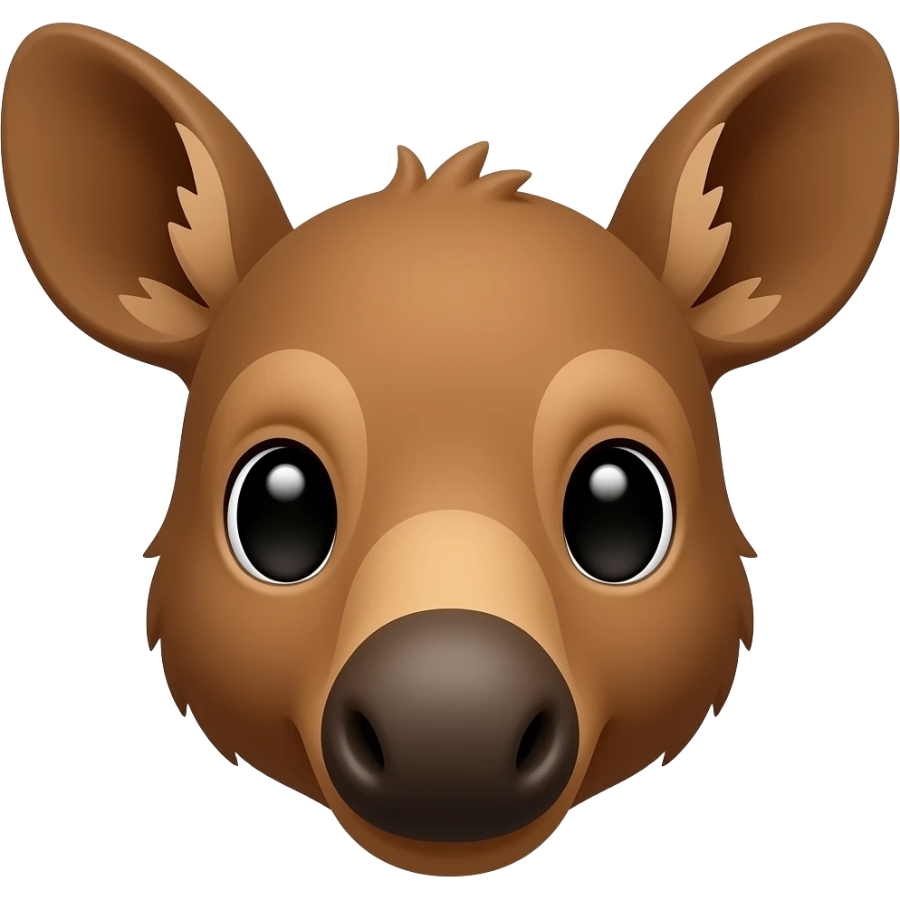 baby moose face emoji