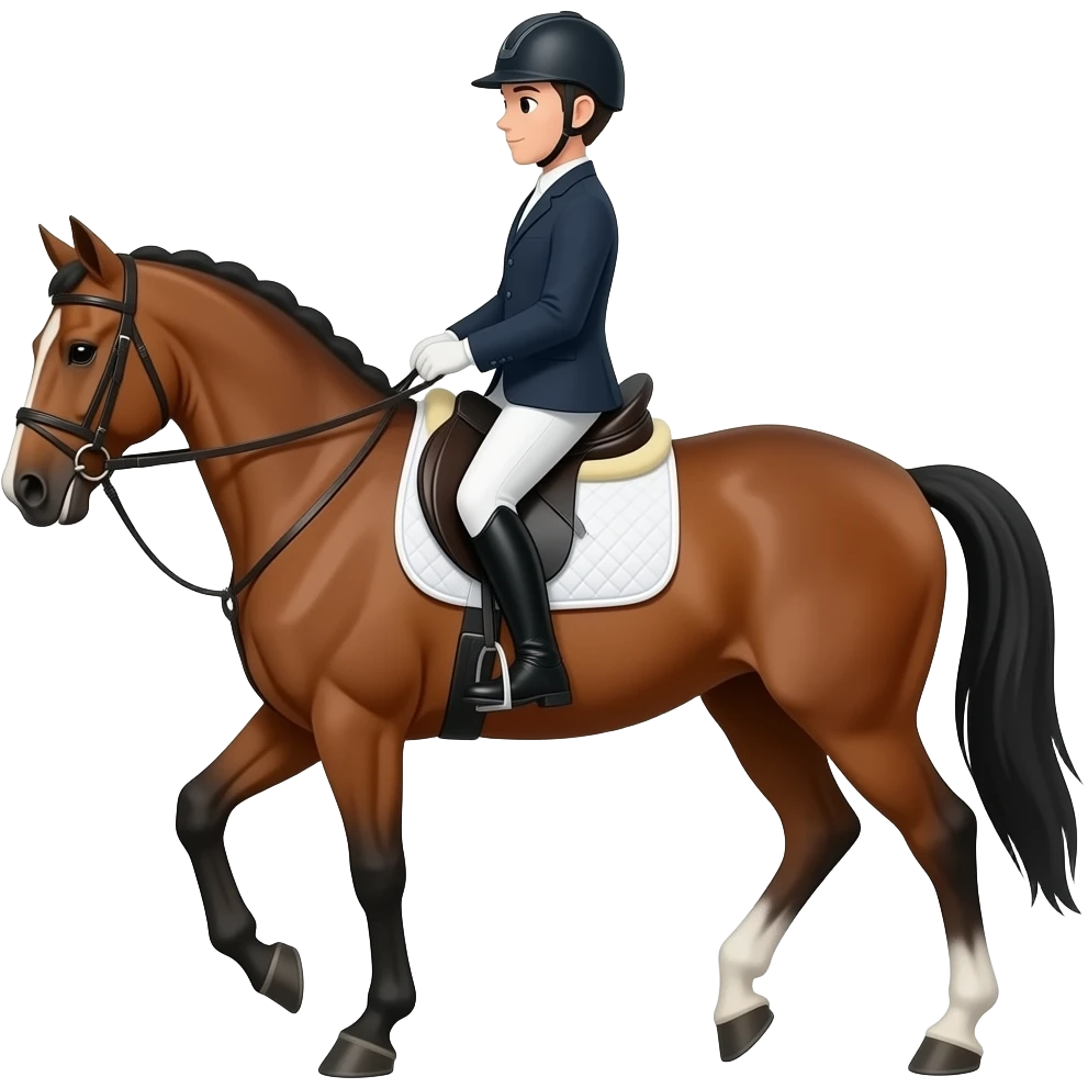 rider head dressage emoji