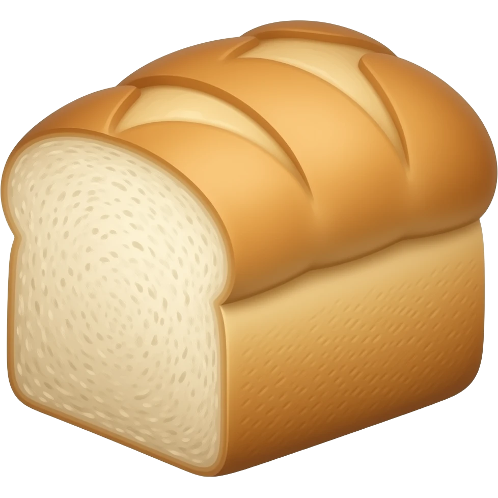 fresh whole wheat bread loaf emoji