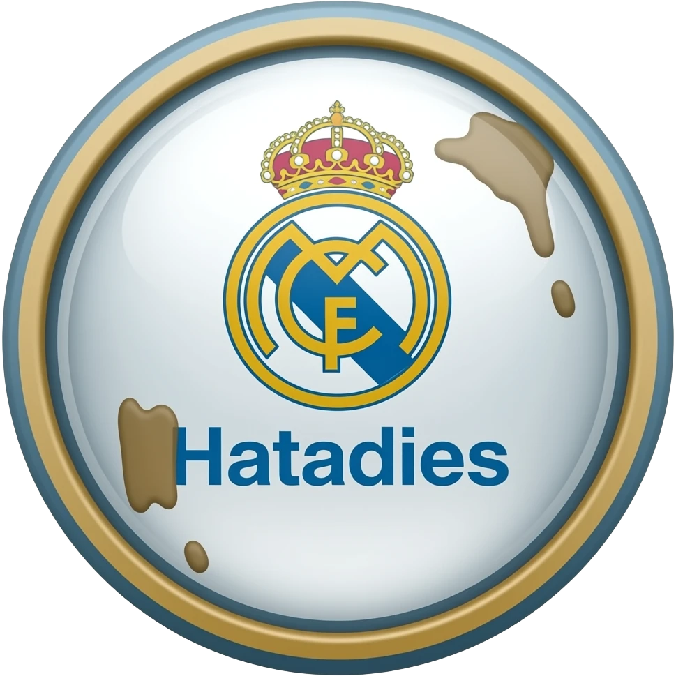 hazme la bandera de Real Madrid manchada de mierda emoji