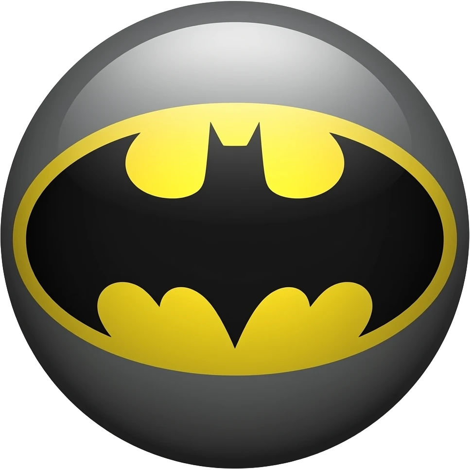 Batman logo emoji