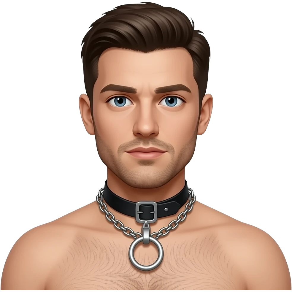Submissive man is ready for get pegging emoji