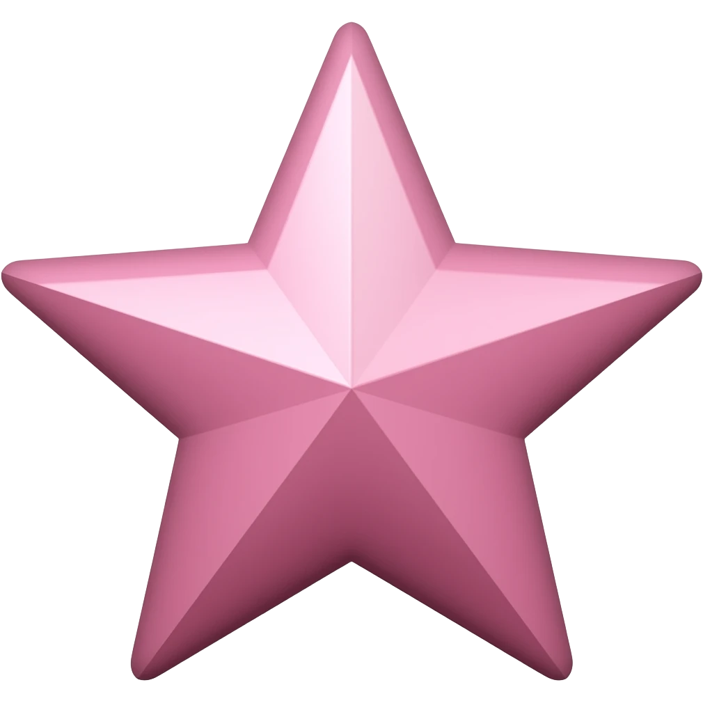 Like pink star emoji